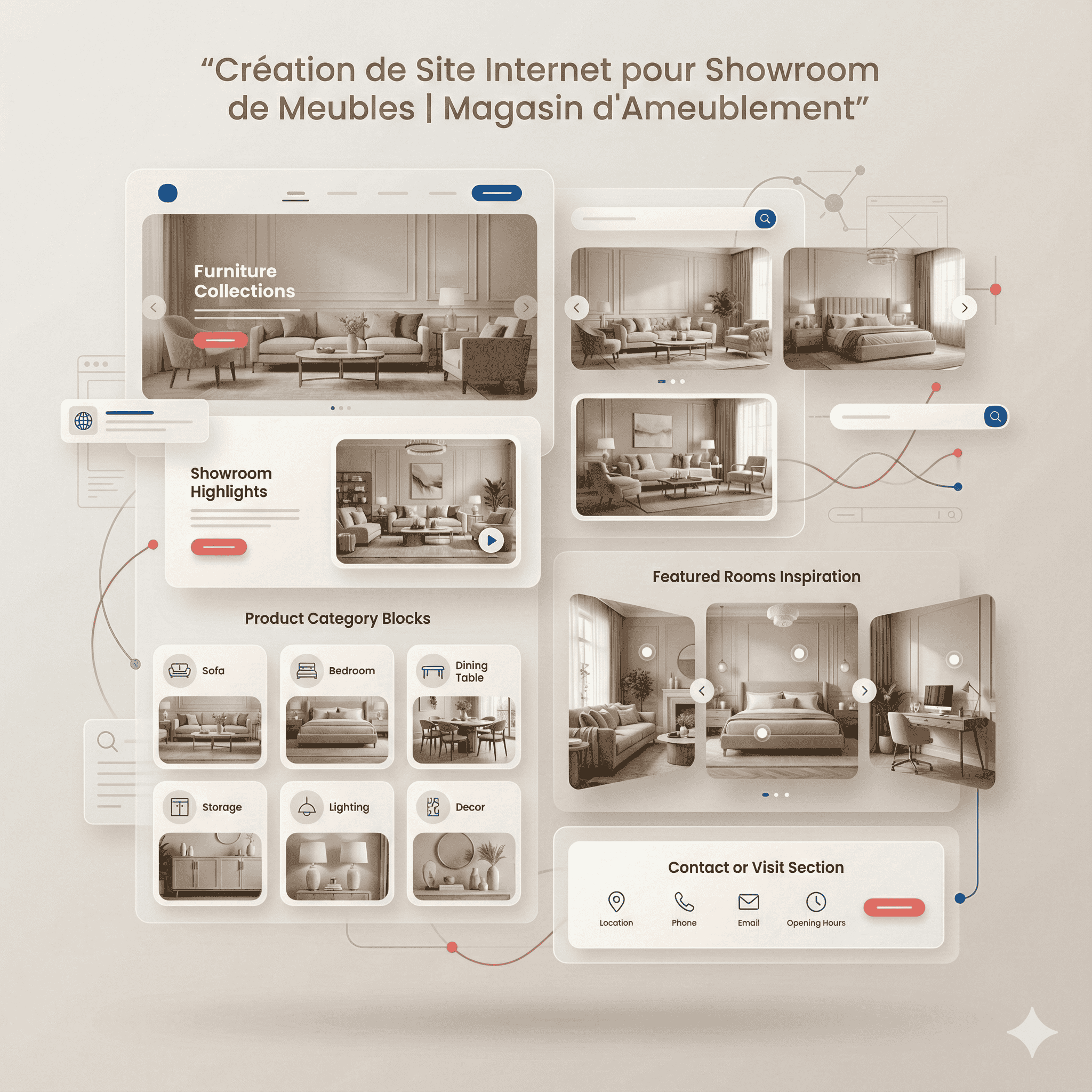 Site Web pour Architecte d'Intérieur