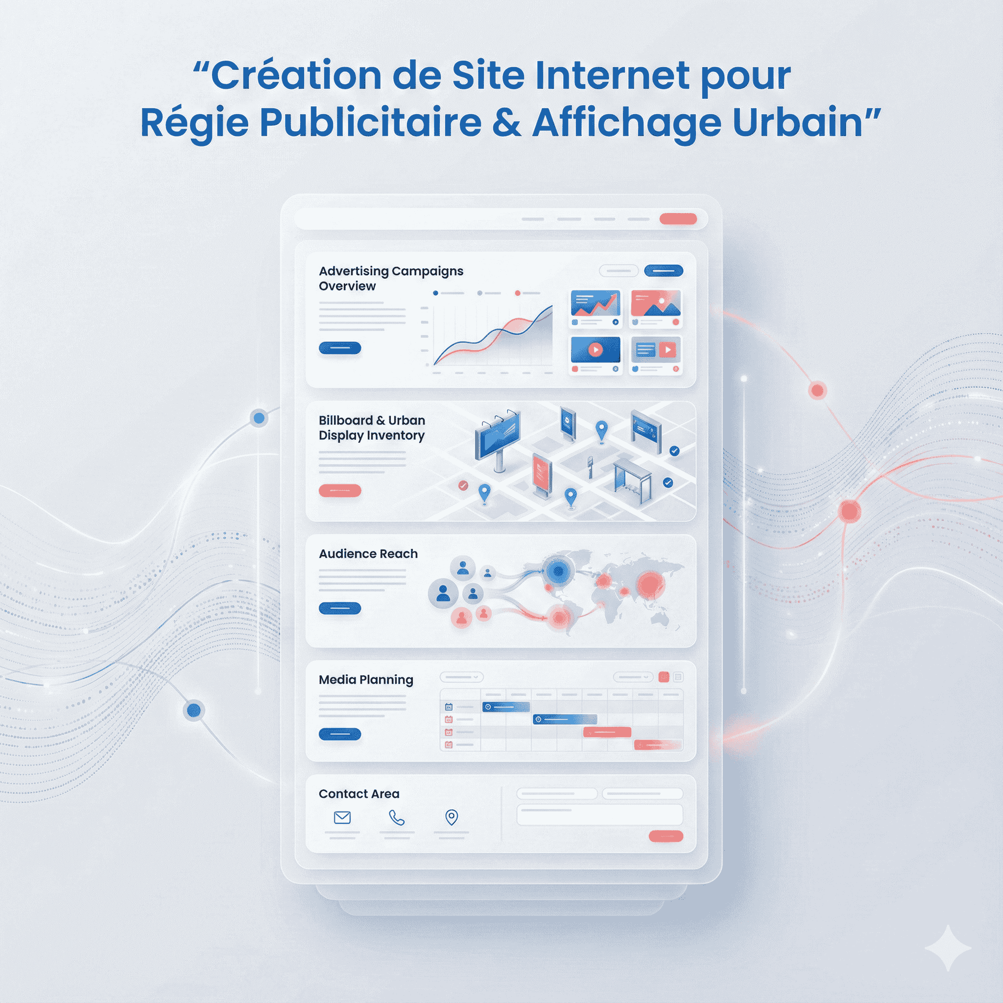 Site web pour Régie Publicitaire & Affichage Urbain